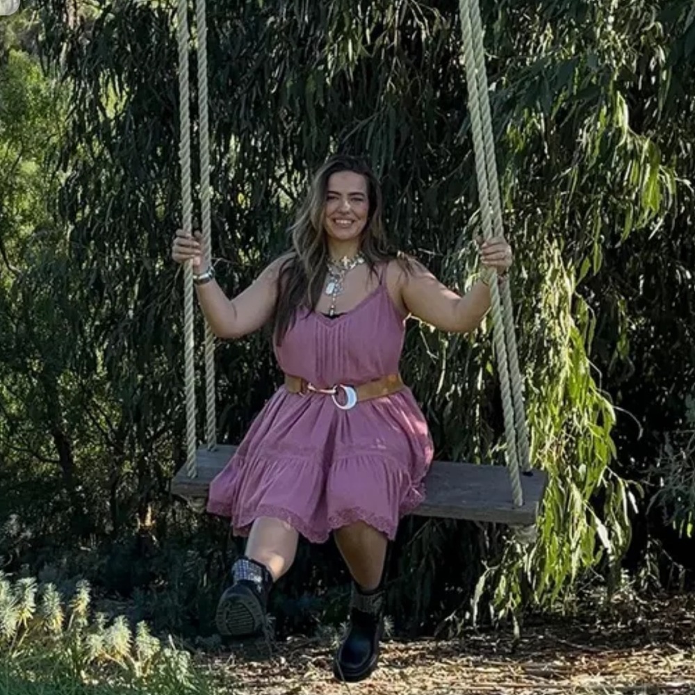 Festi Tiered Mini dress with pockets from Torrid.